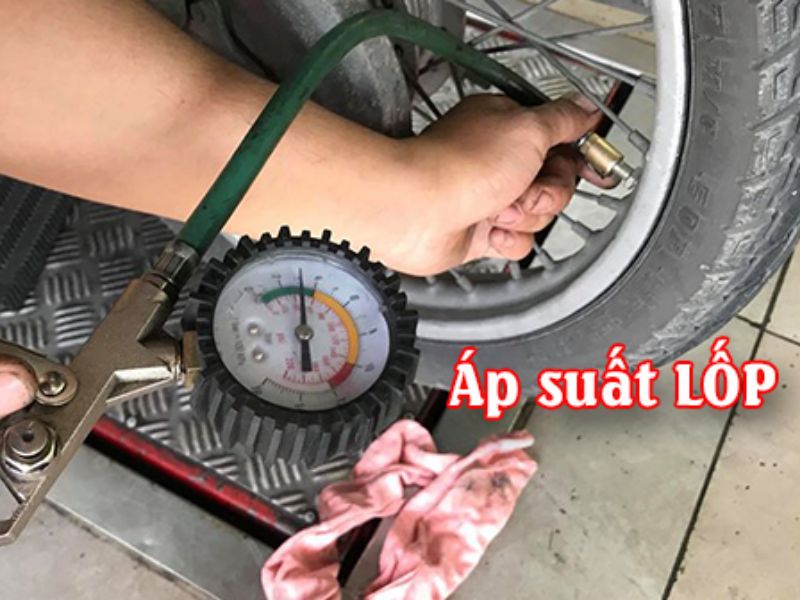 Áp suất lốp là lượng khí có bên trong lốp xe