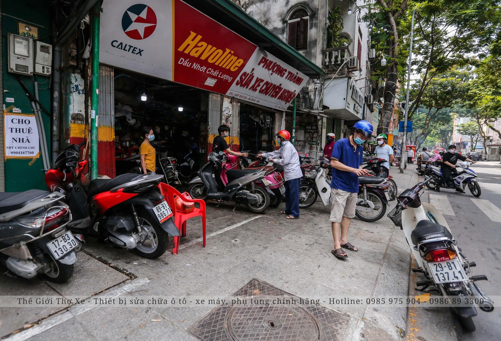 Cần có mặt bằng đủ rộng khi mở tiệm sửa xe máy