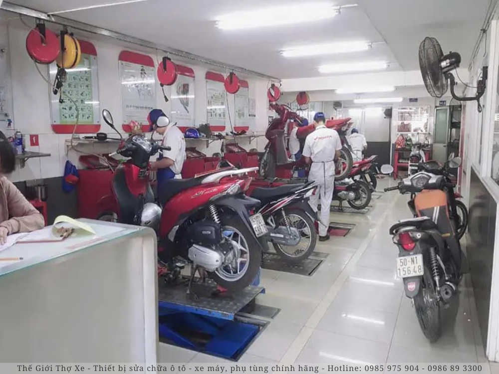 Mô hình sửa xe máy Head có tính chuyên nghiệp cao nhất