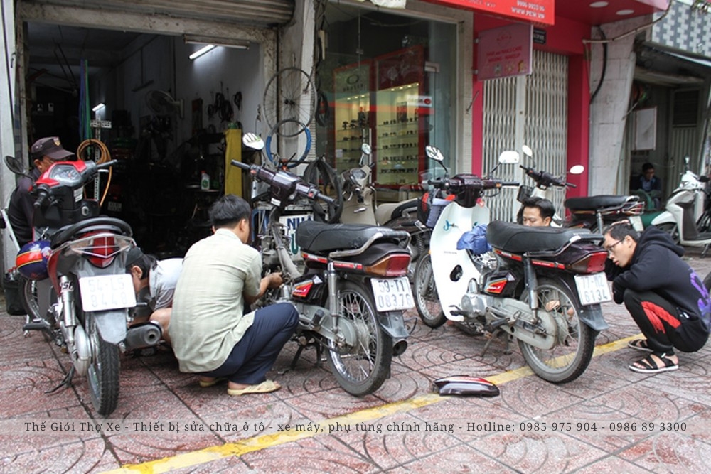 Tiệm sửa chữa xe máy cần phải có giấy phép kinh doanh
