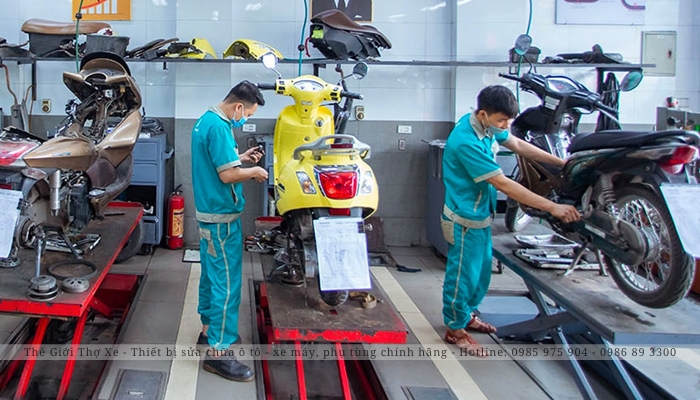 Nghề sửa xe máy rất phù hợp với Nam giới