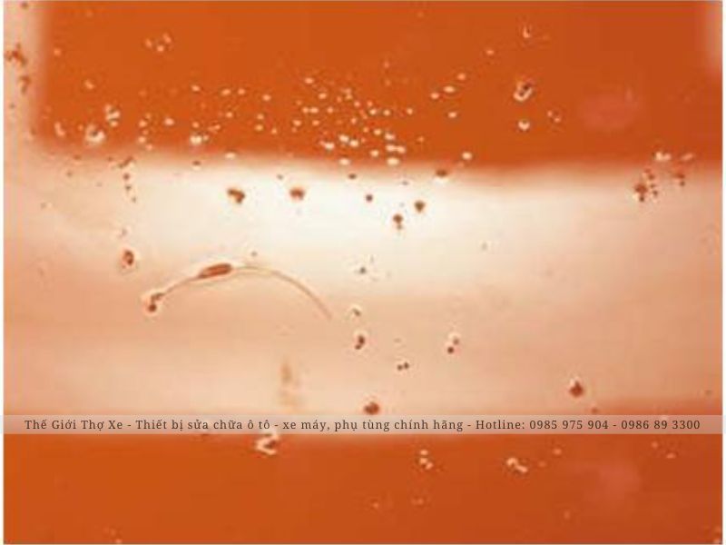 Lỗi sơn xe máy không đều màu