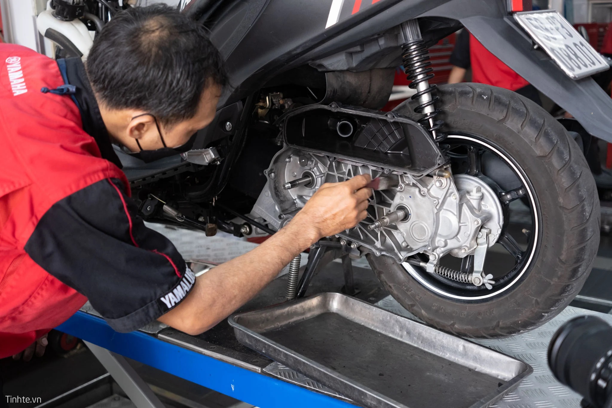 Vệ sinh nồi xe yamaha