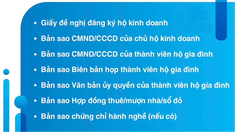 Cần chuẩn bị đầy đủ hồ sơ đăng ký hộ kinh doanh cá thể