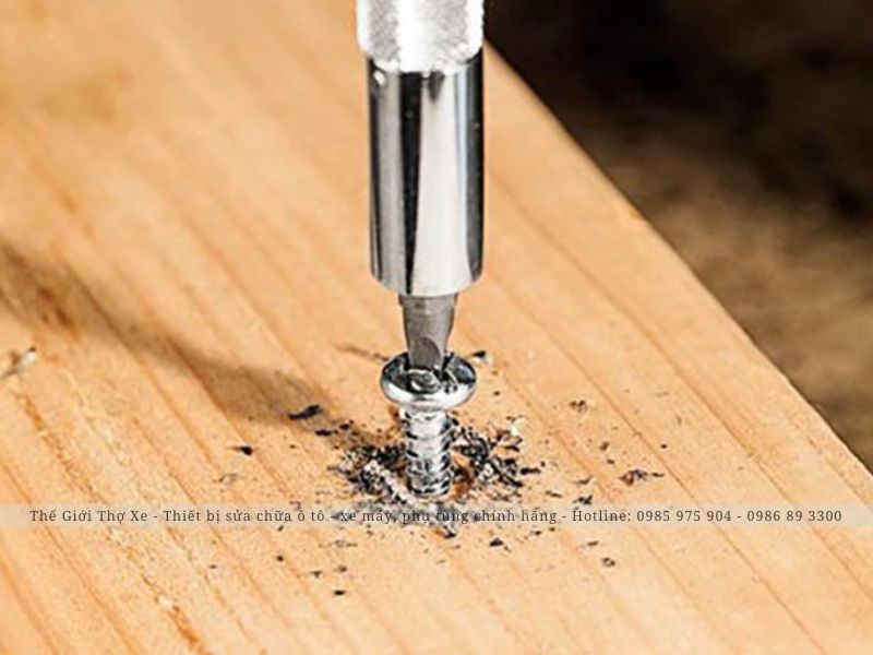 Mũi khoan nhỏ mở ốc vít bị toét đầu