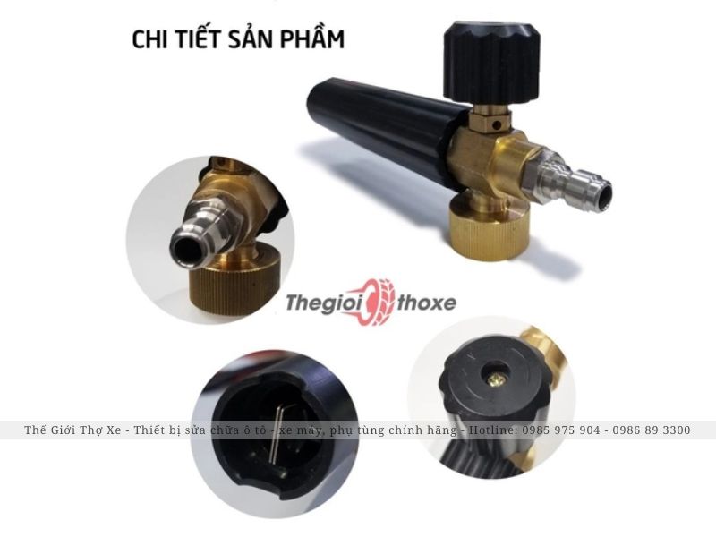 Đầu phun bình bọt tuyết rửa xe