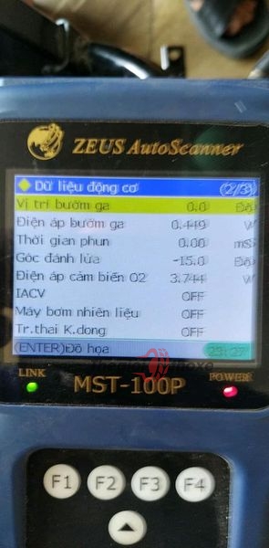 Kiểm tra trên máy đọc lỗi