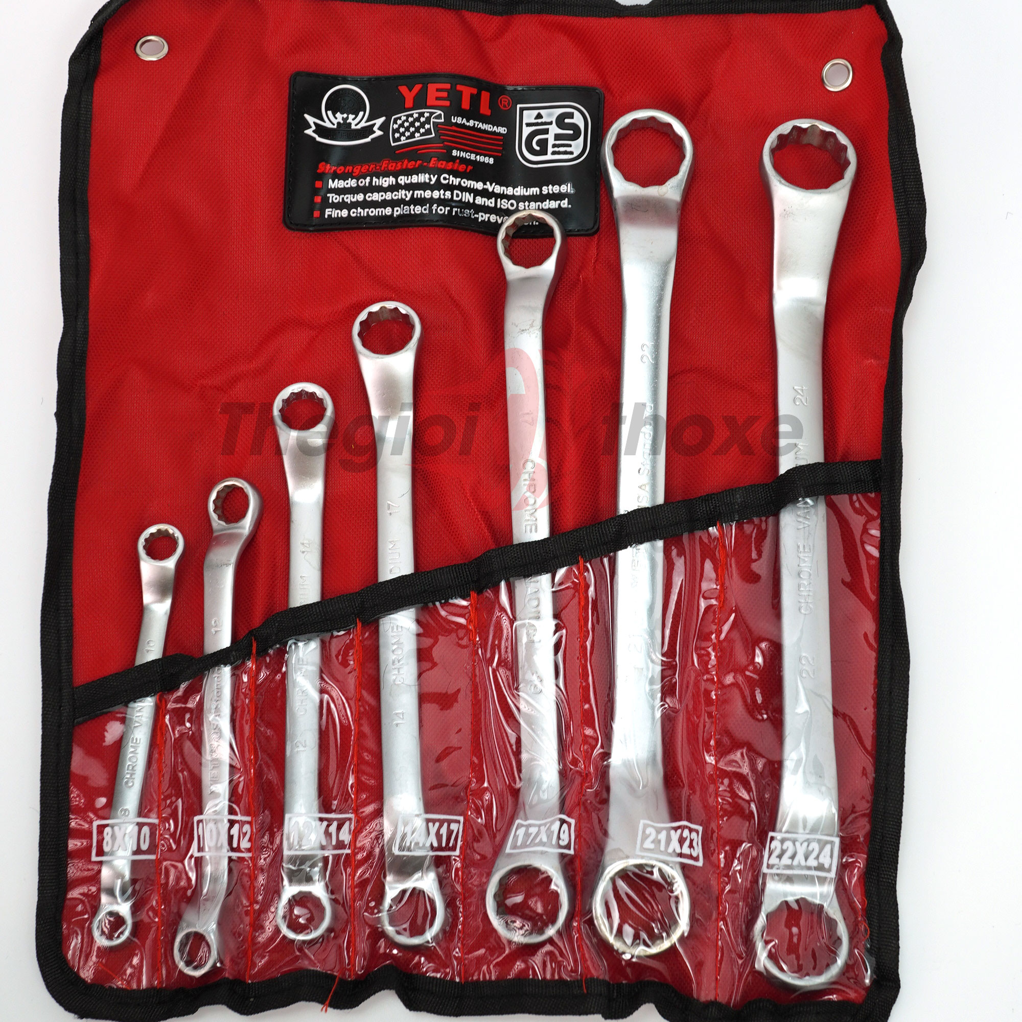 Bộ cờ lê tròng Yeti 8-24mm