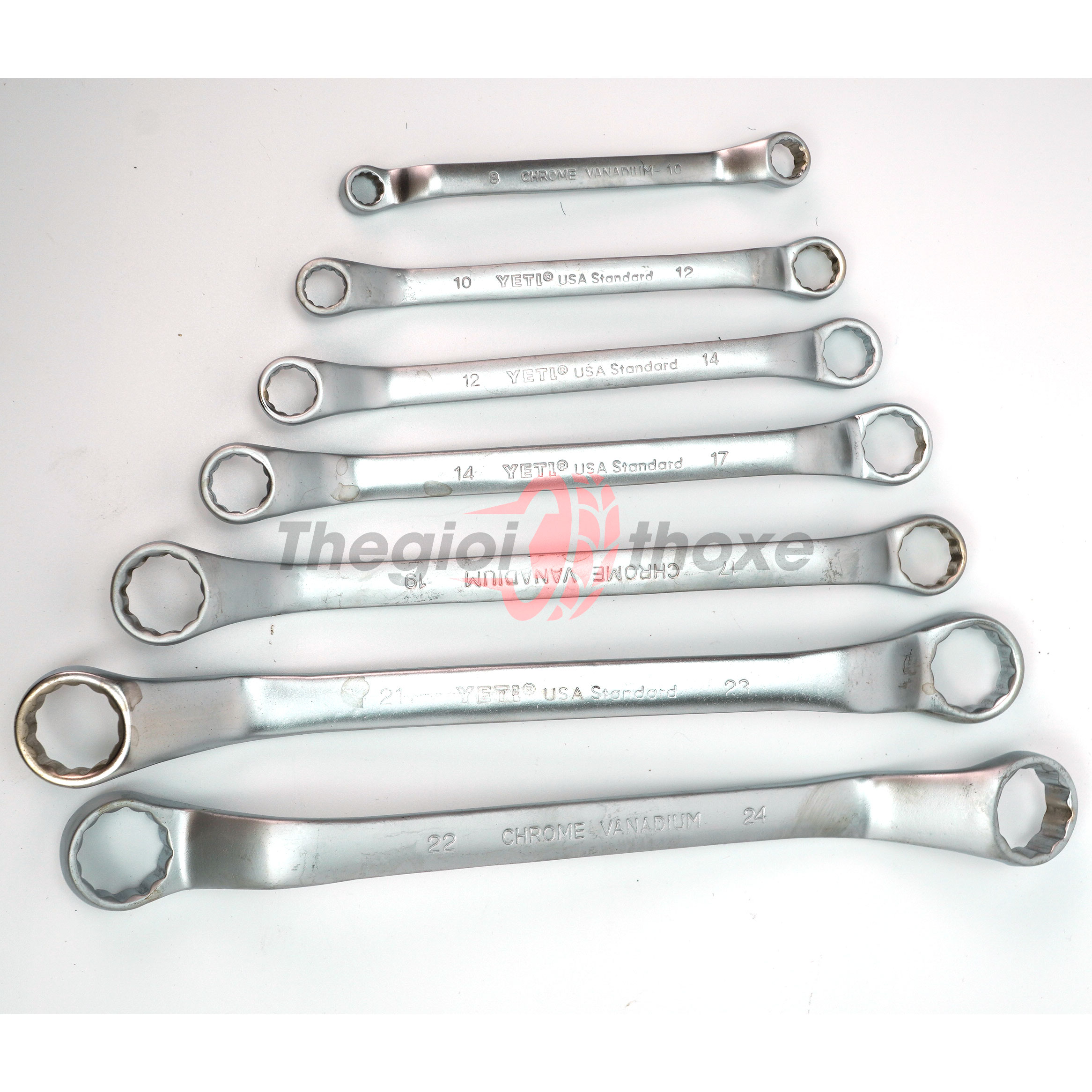 Bộ 7 cây tròng: 8-10, 10-12, 12-14, 14-17, 17-19, 21-23, 22-24mm