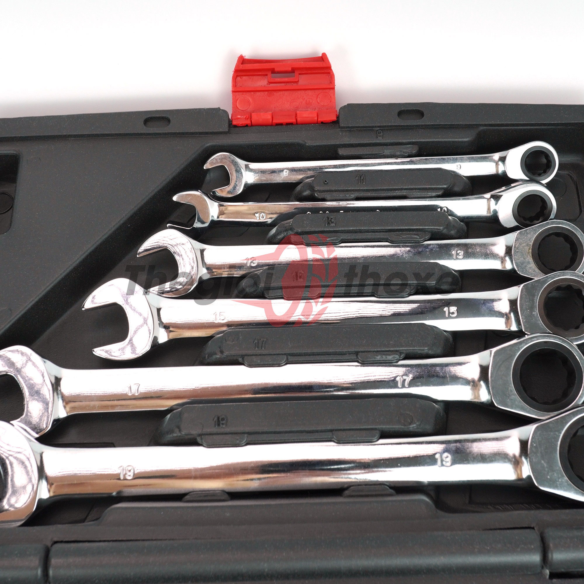 Bộ cờ lê lắc vòng miệng tự lắc 12 chi tiết