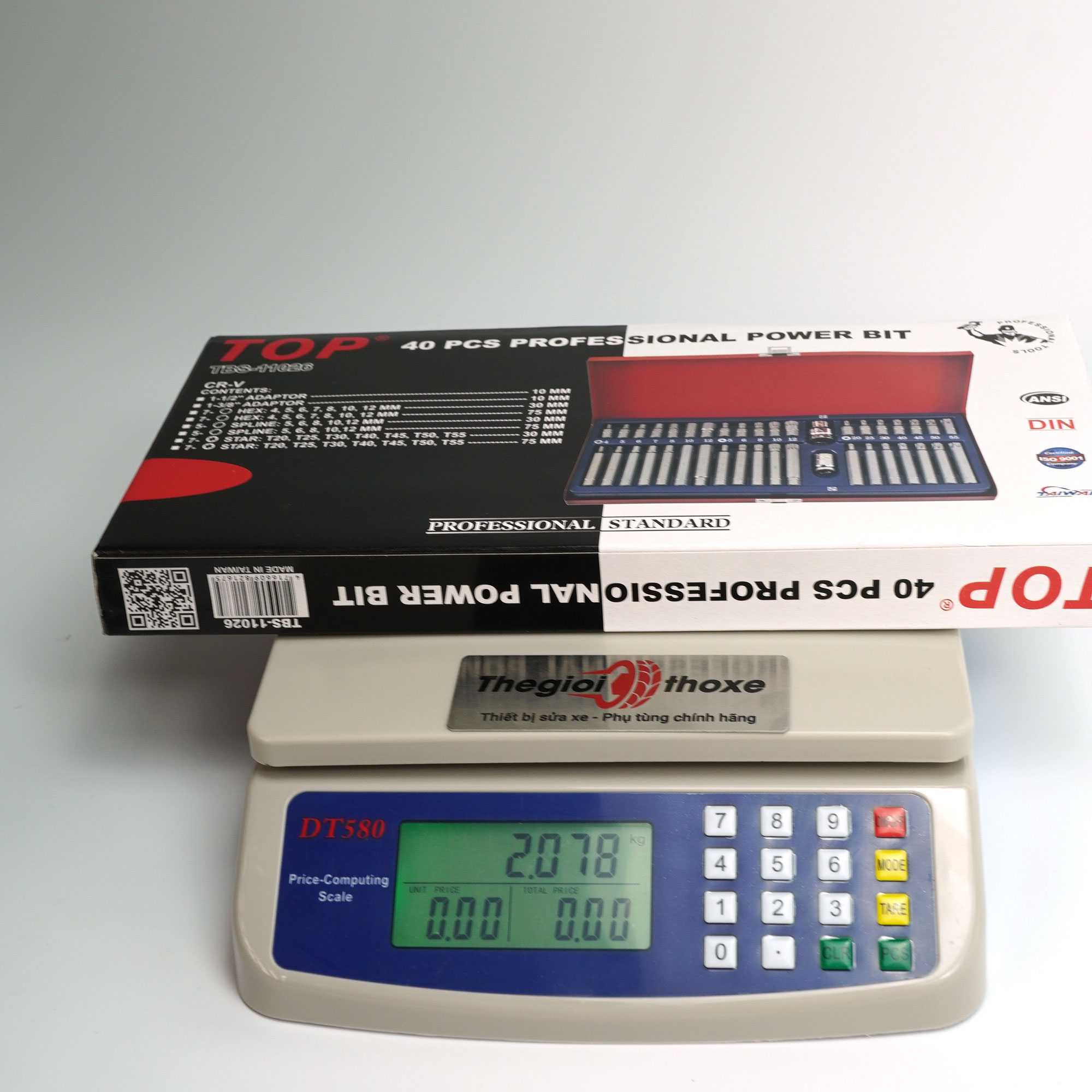 Bộ lục giác 40 chi tiết TOP Germany tại Thế Giới Thợ Xe