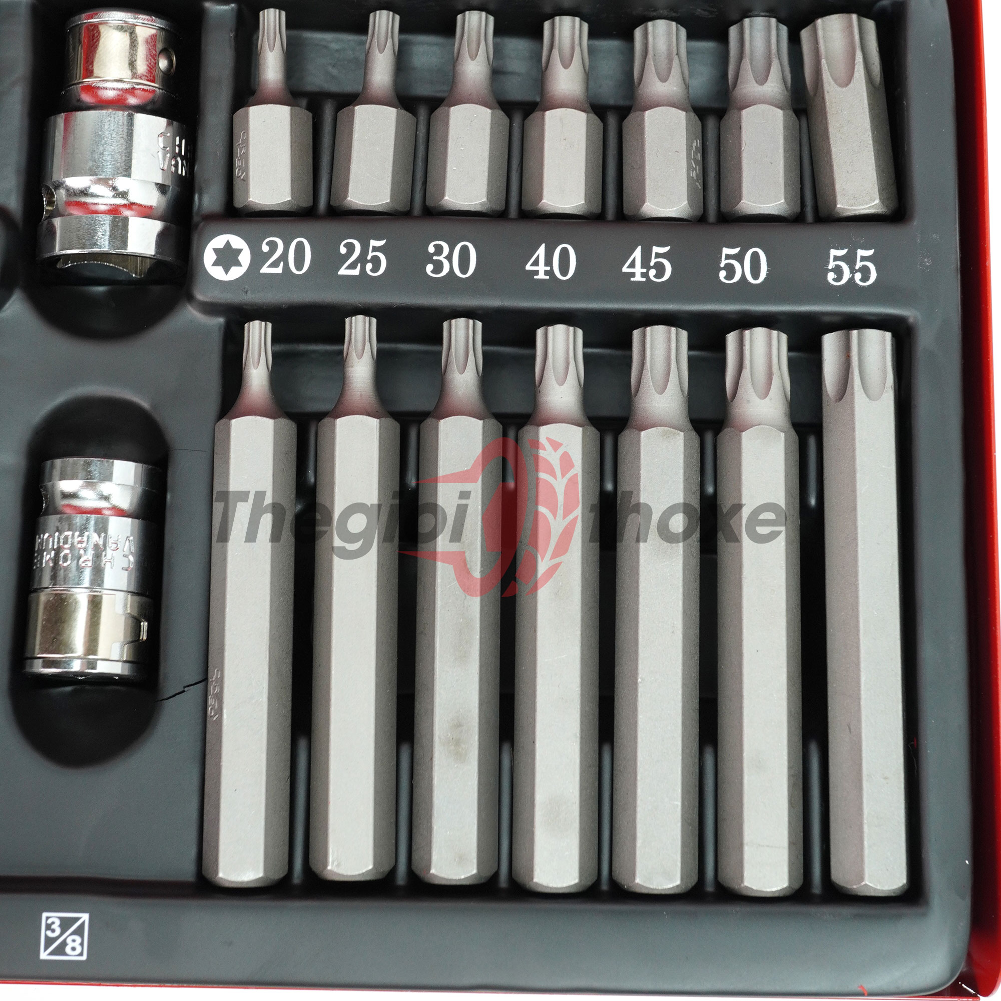 Bộ lục giác TOP được làm từ Thép CR-V có độ cứng cao