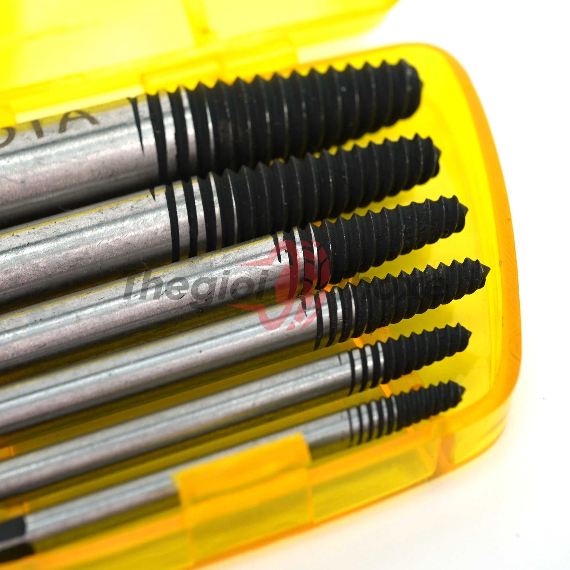 Bộ gồm 6 mũi khoan với các kích thước khác nhau