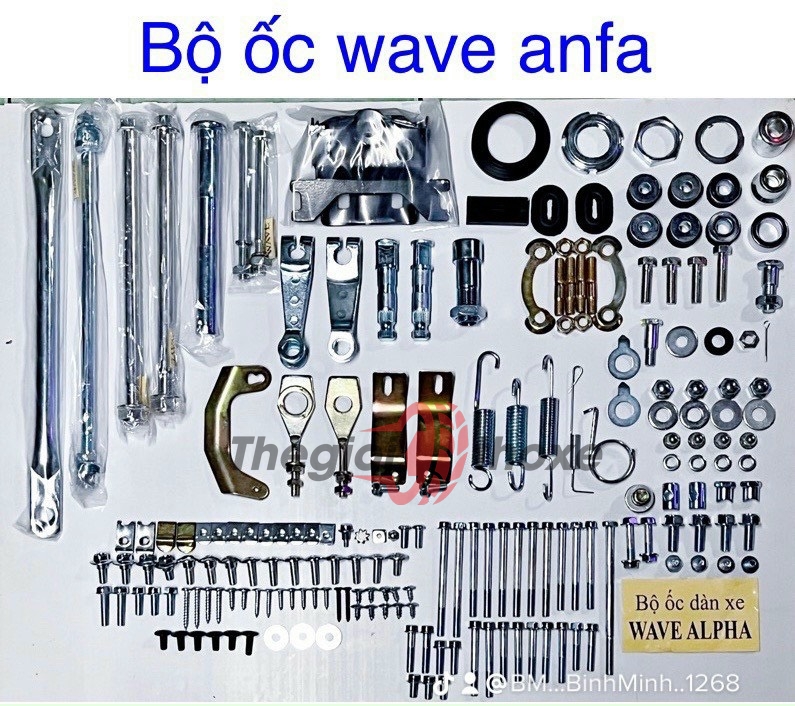 Bộ ốc xe wave alpha