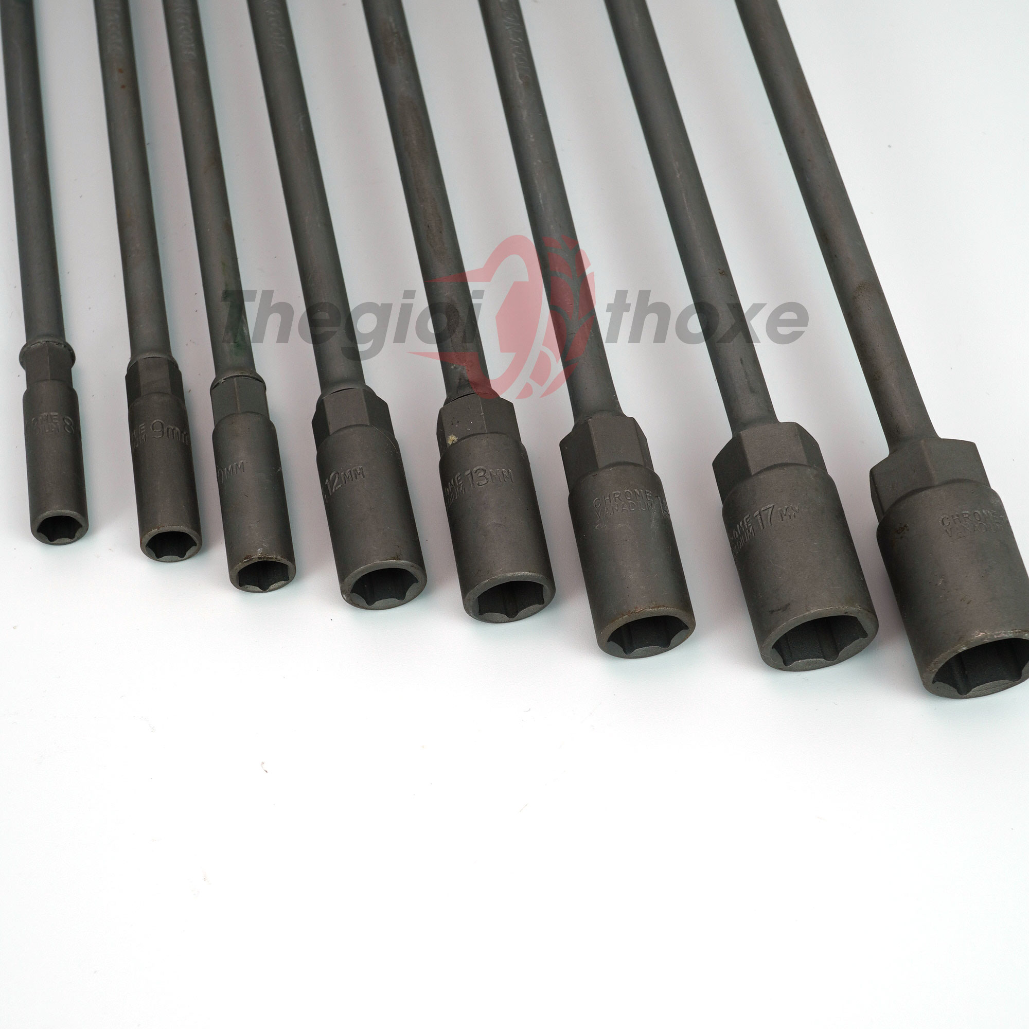 Bộ T thép đen 8 cây 8-9-10-12-13-14-17-19 mm