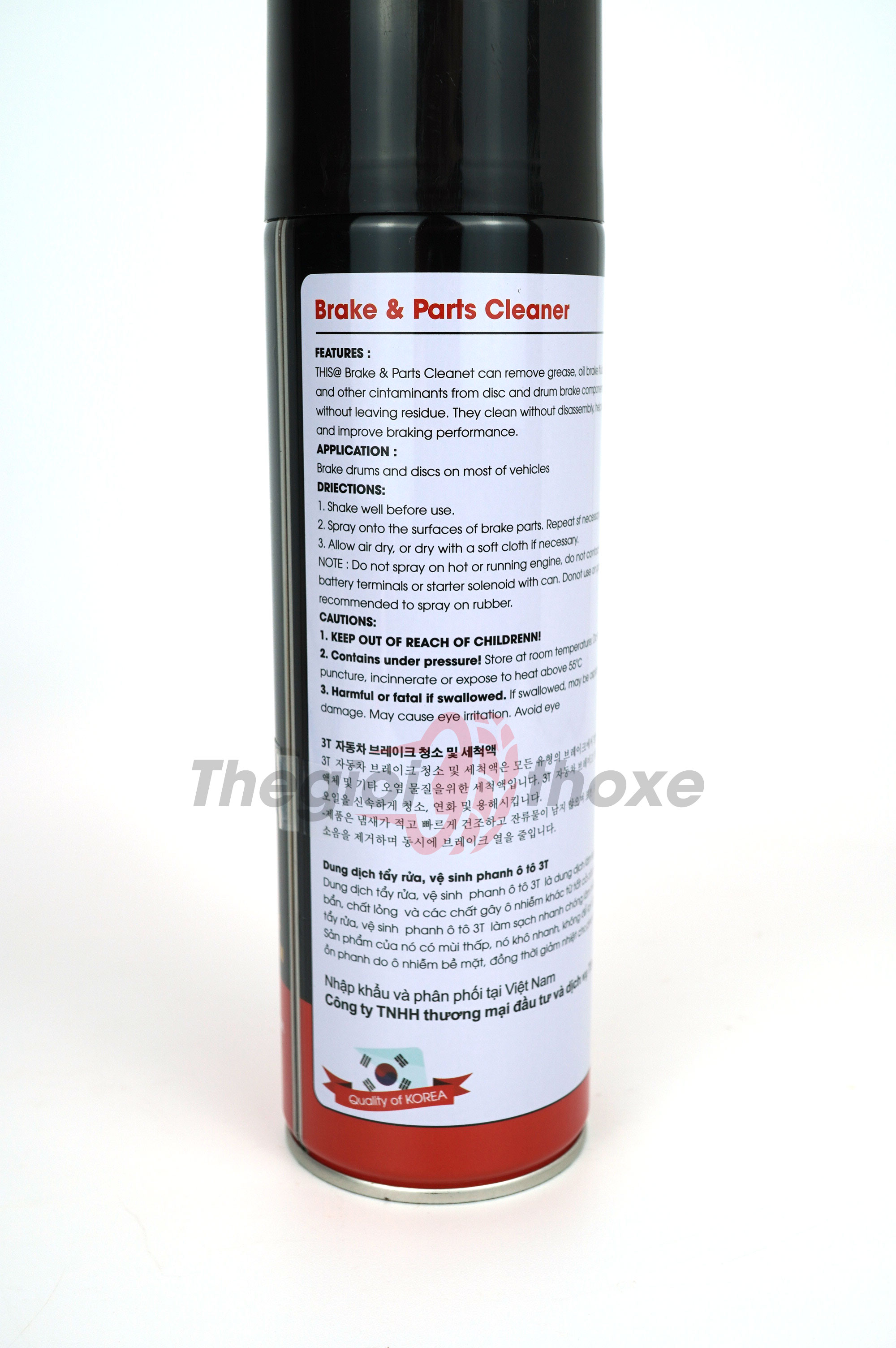 Cách sử dụng chai xịt vệ sinh thắng đĩa 3T