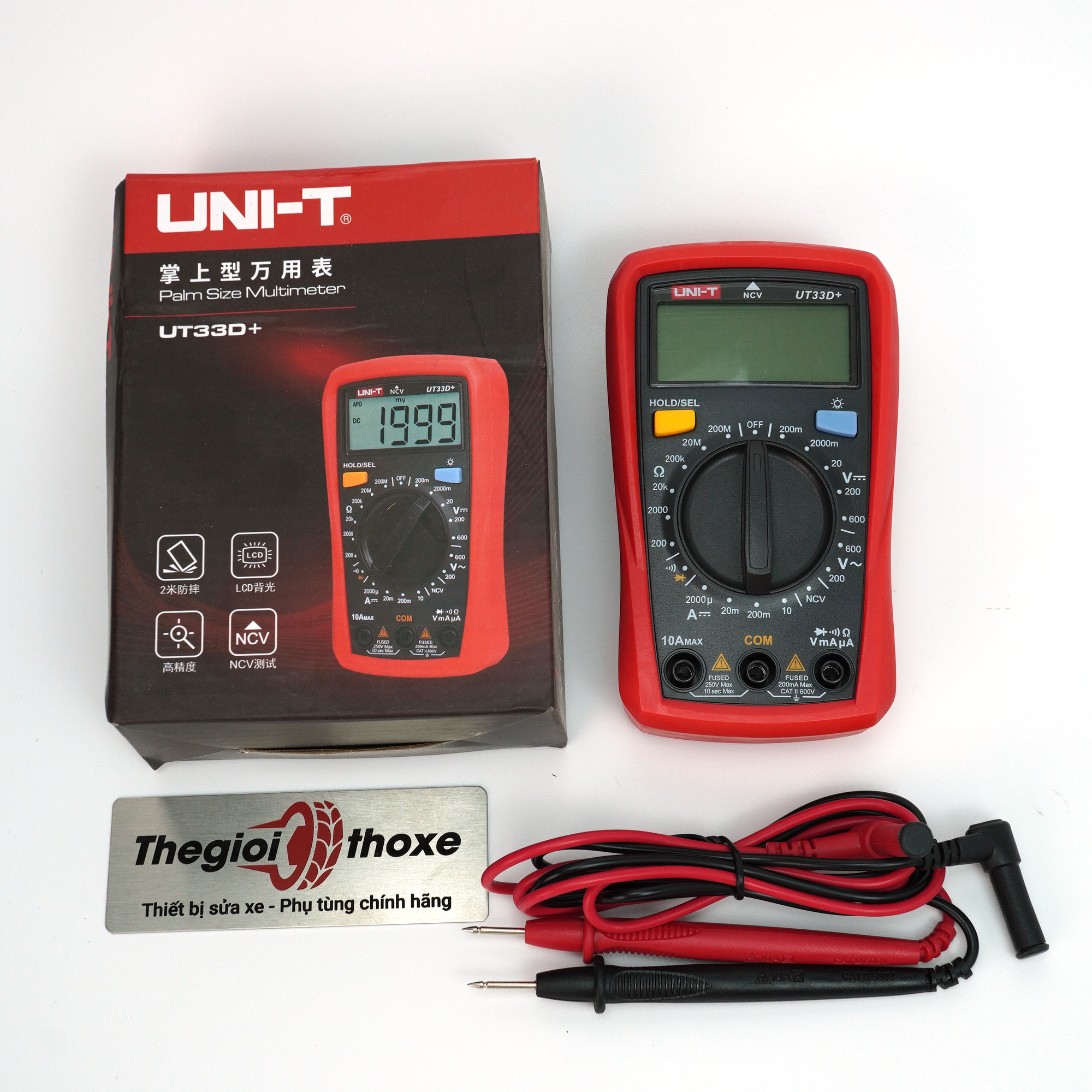 Đồng hồ vạn năng UT33D + do Thế Giới Thợ Xe phân phối