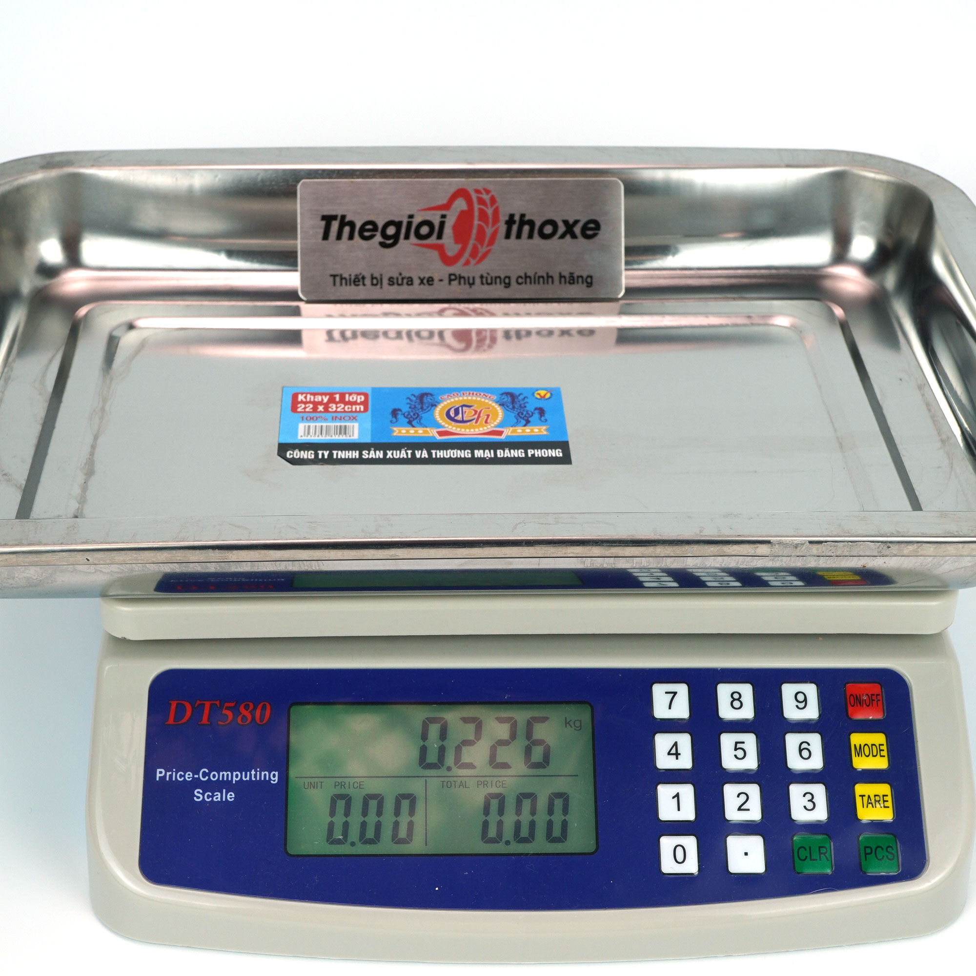 Khay inox 22x32mm