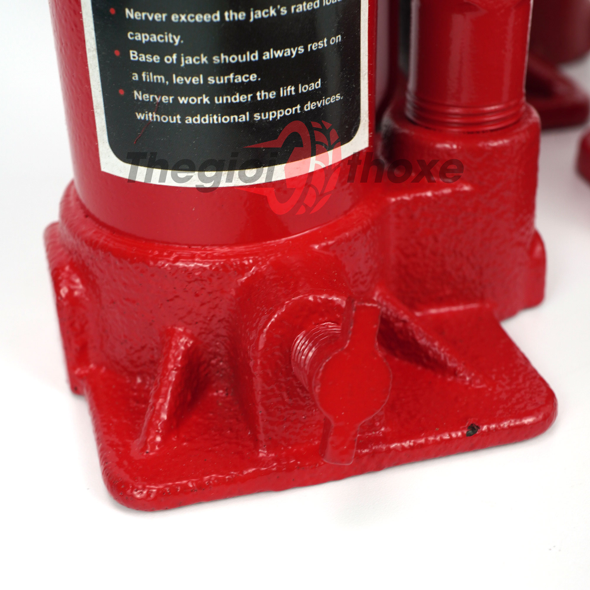 Van xả thủy lực để hạ kích xuống