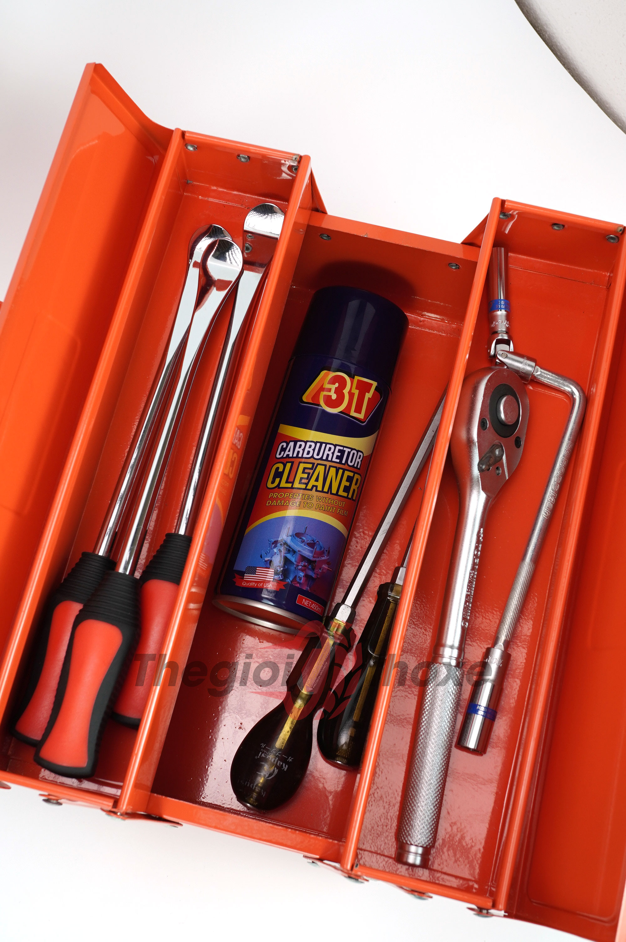 Thùng đồ nghề bằng sắt mini có chức năng đựng các loại dụng cụ sửa chữa