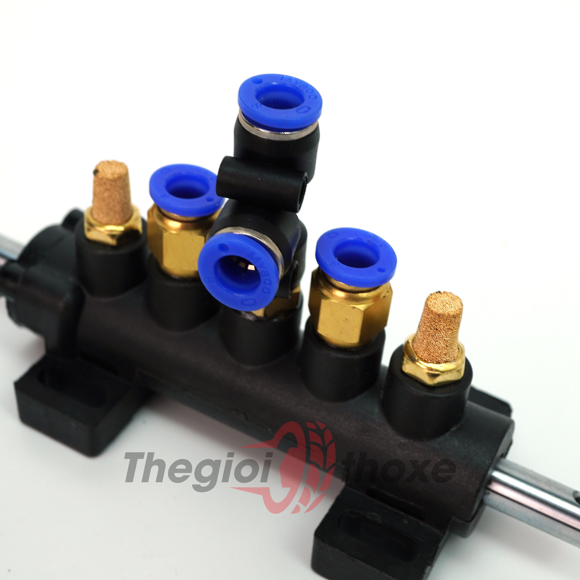 Van chia hơi chân nằm 4 đầu ra