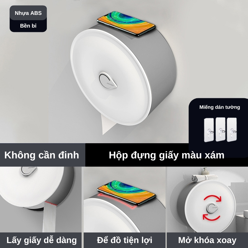 Hộp đựng giấy vệ sinh treo tường Interhasa E51023