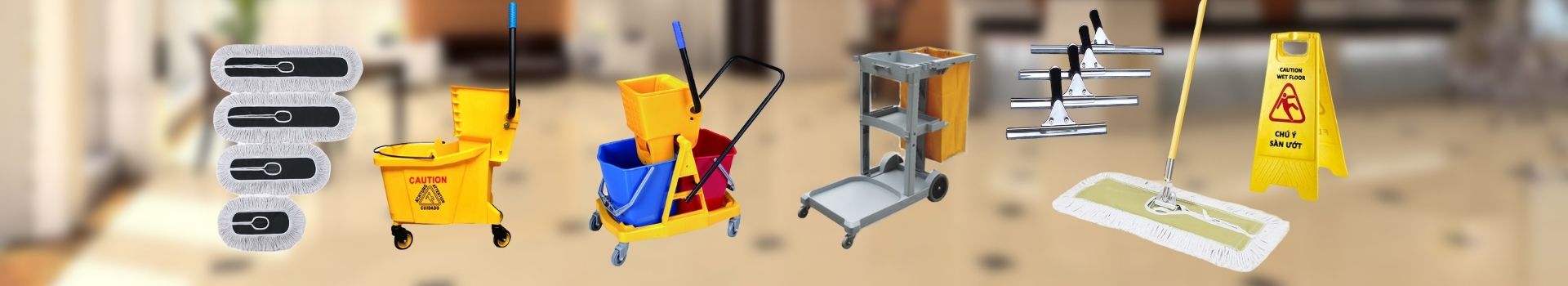 Các loại dụng cụ vệ sinh đặc biệt