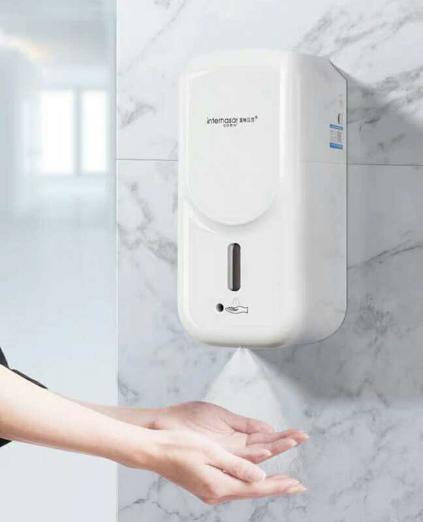 Máy xịt cồn tự động Interhasha HSD B800