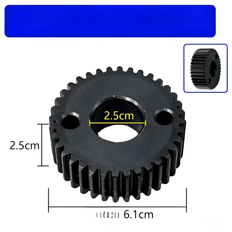 Bánh răng nâng hạ cần điều khiển máy chà sàn đơn tay cầm ngang
