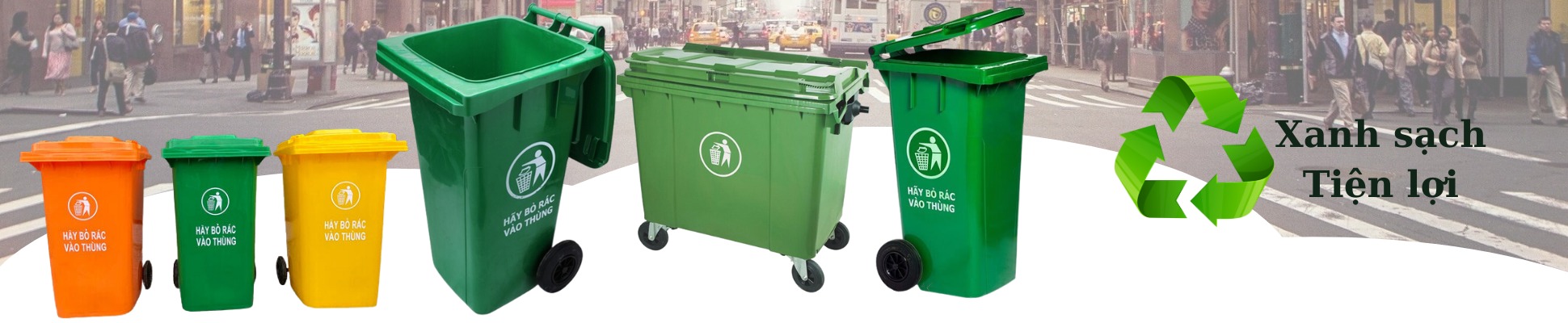 Nơi bán thùng rác công cộng giá rẻ tại Bình Thạnh