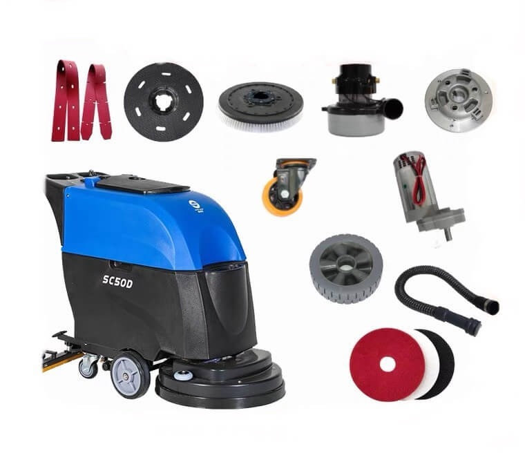 Các phụ kiện của máy chà sàn