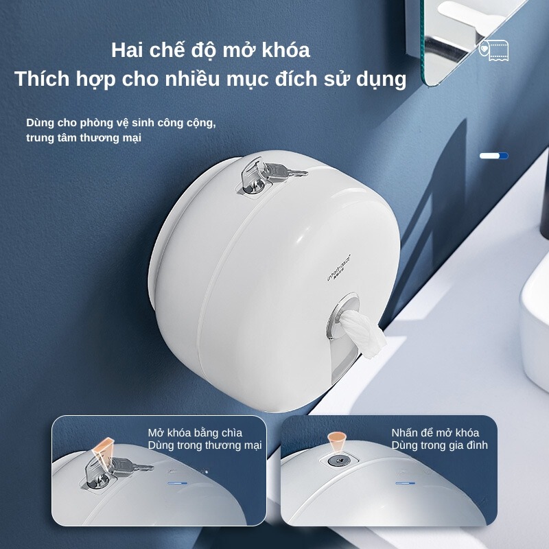 Hộp đựng giấy cuộn treo tường Interhasa HSD-E51013