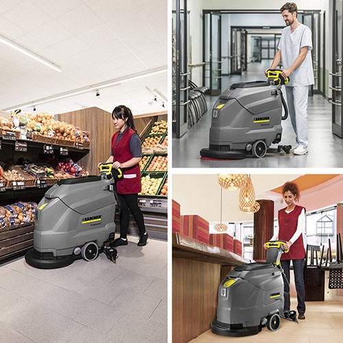 Máy chà sàn trong vệ sinh công nghiệp