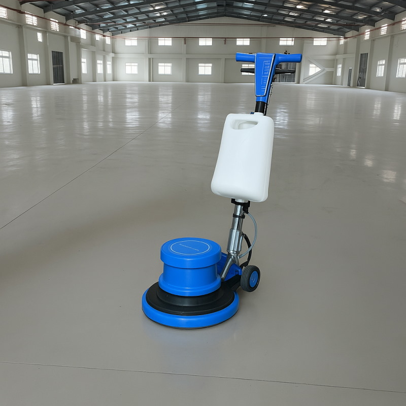 Máy chà sàn đơn CleproX CX-250T trong nhà xưởng