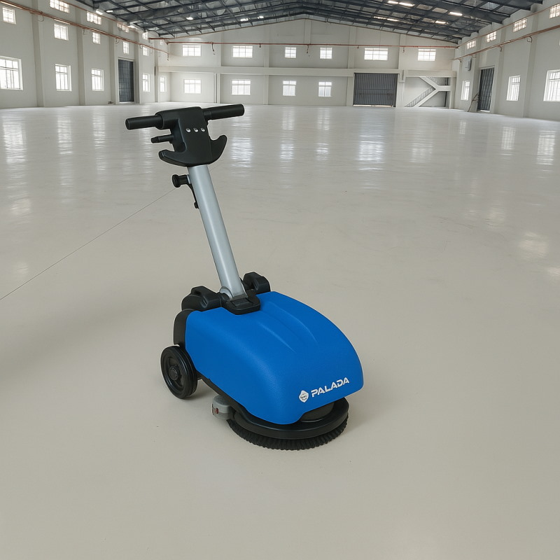 Máy chà sàn liên hợp mini Palada PD201 trong nhà xưởng