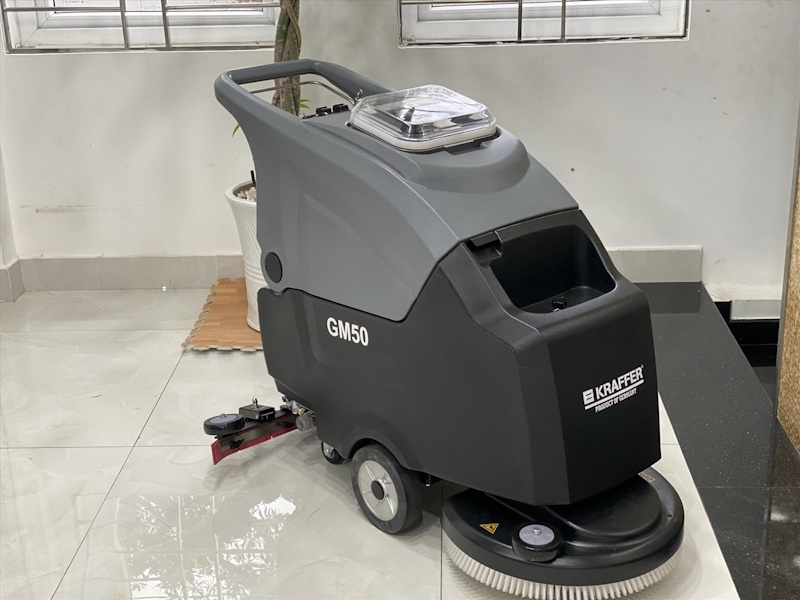 Máy chà sàn liên hợp công nghiệp Kraffer GM50 cho nhà xưởng
