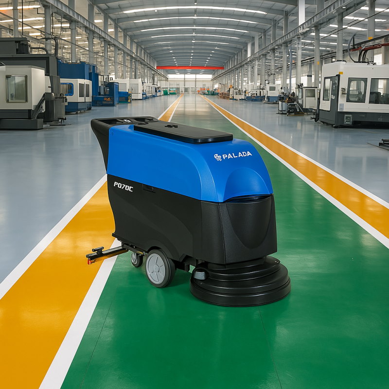 Máy chà sàn liên hợp Palada PD-70C dùng trong nhà xưởng
