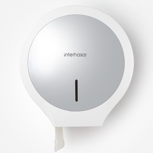 Hộp đựng giấy vệ sinh cuộn lớn interhassa E 1008 màu bóng