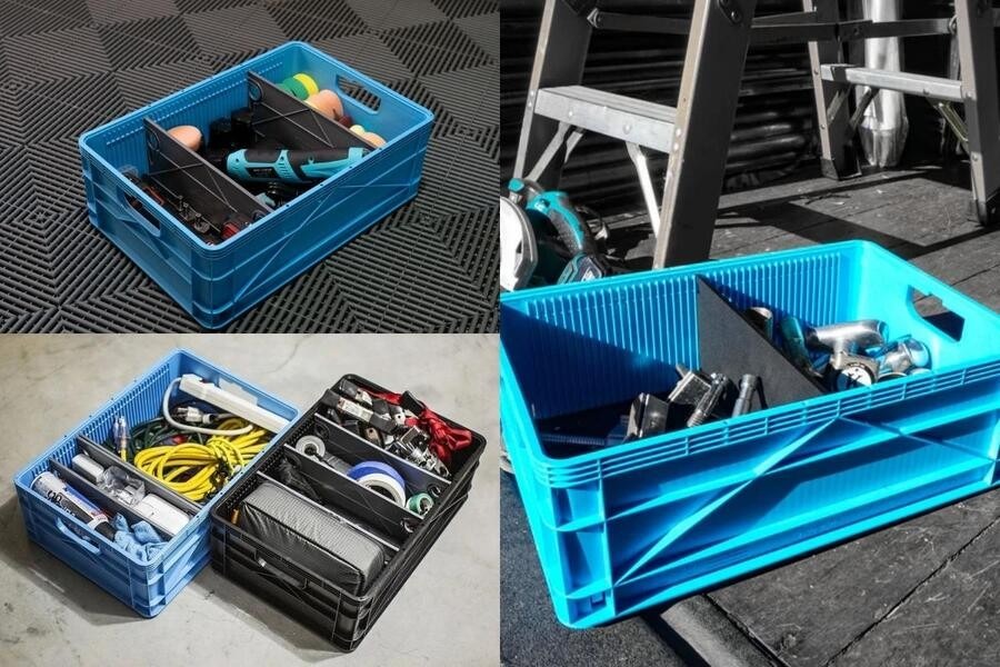 Khay nhựa sóng bít được sử dụng trong công nghiệp