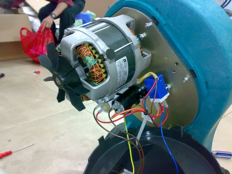 Lỗi motor máy chà sàn