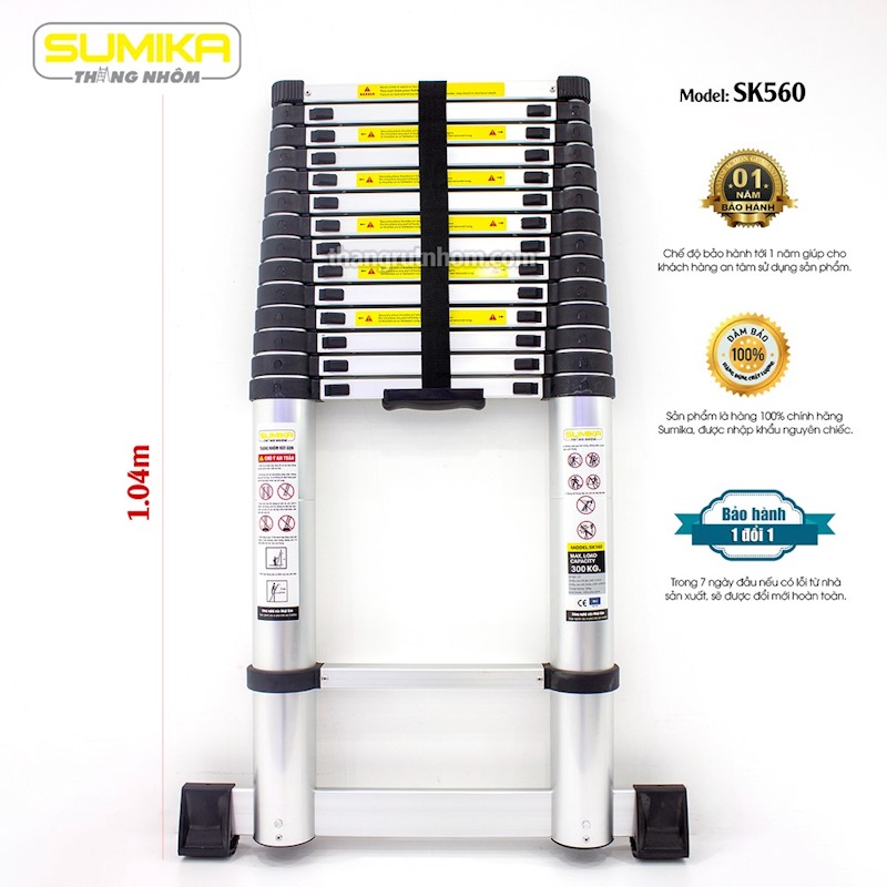 Thang nhôm rút SUMIKA SK 560 5.6 Mét