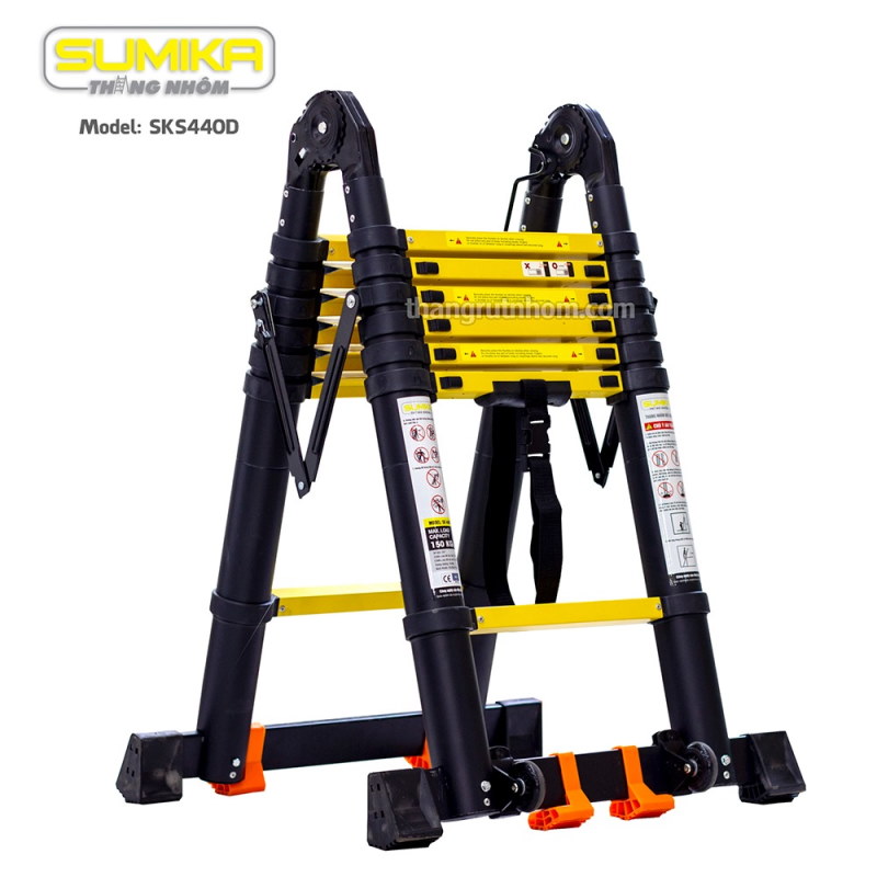 Thang nhôm rút SUMIKA SKS 440D 2.2 - 4.4 Mét