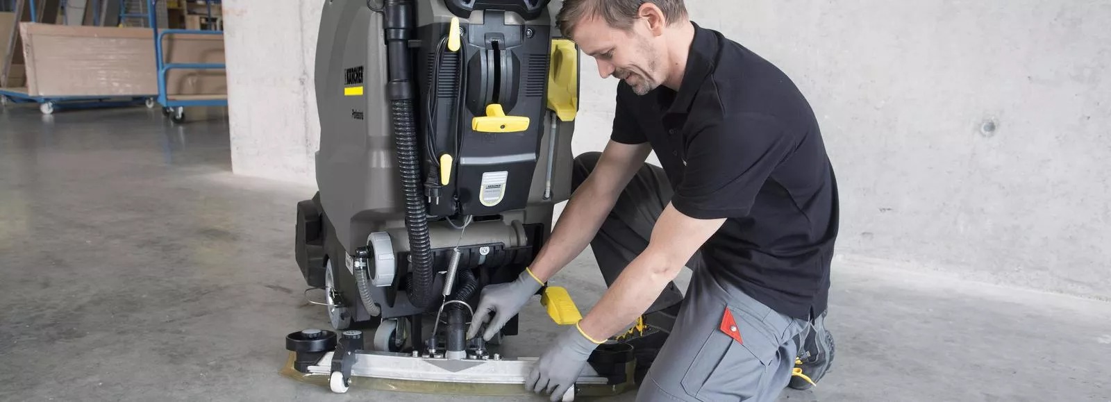 Sửa hệ thống hút máy chà sàn