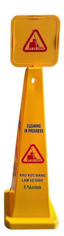 Trụ cảnh báo Khu Vực Đang Làm Vệ Sinh, Model: B-140Z