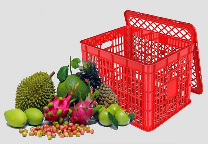 Sóng nhựa đựng trái cây