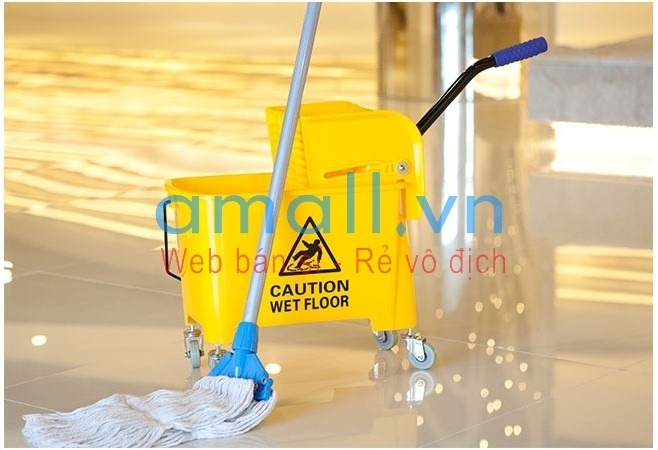 Xe vắt nước lau nhà 20L B-038 - Xe ép nước lau sàn, vắt nước lau sàn