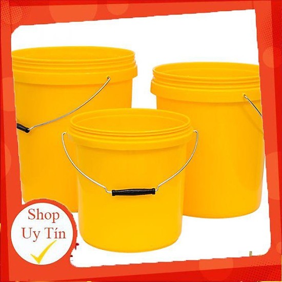 Xô nhựa vàng 10L