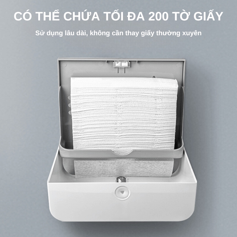 Hộp đựng giấy lau tay treo tường Interhasa HSD-E6007