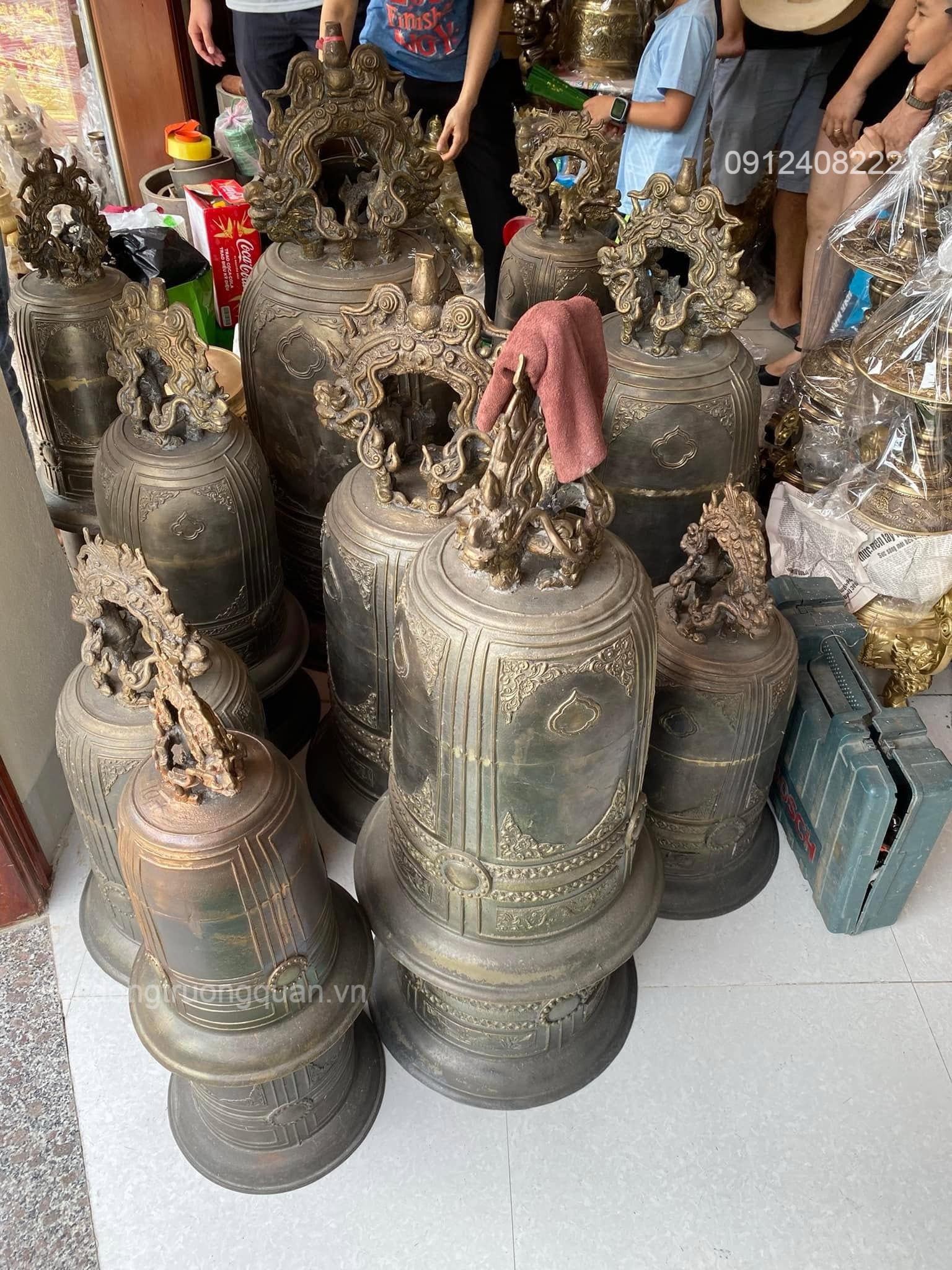 BÁN CHUÔNG ĐỒNG CÁC KÍCH THƯỚC GIÁ TẠI XƯỞNG