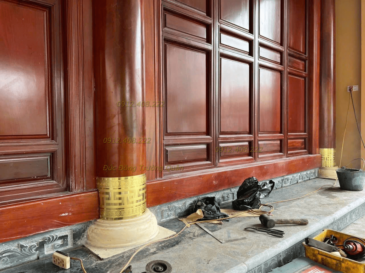 CHÂN CỘT BẰNG ĐỒNG